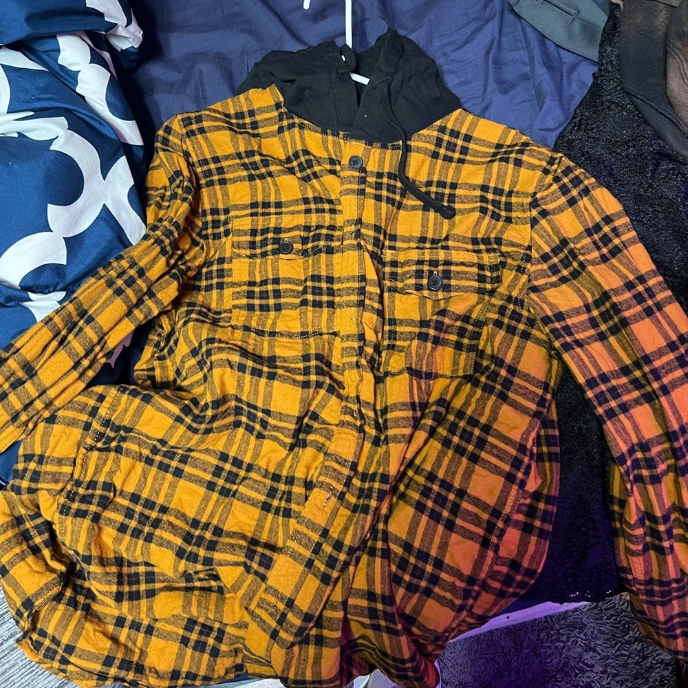 Cactus Man Flannel Hoodie